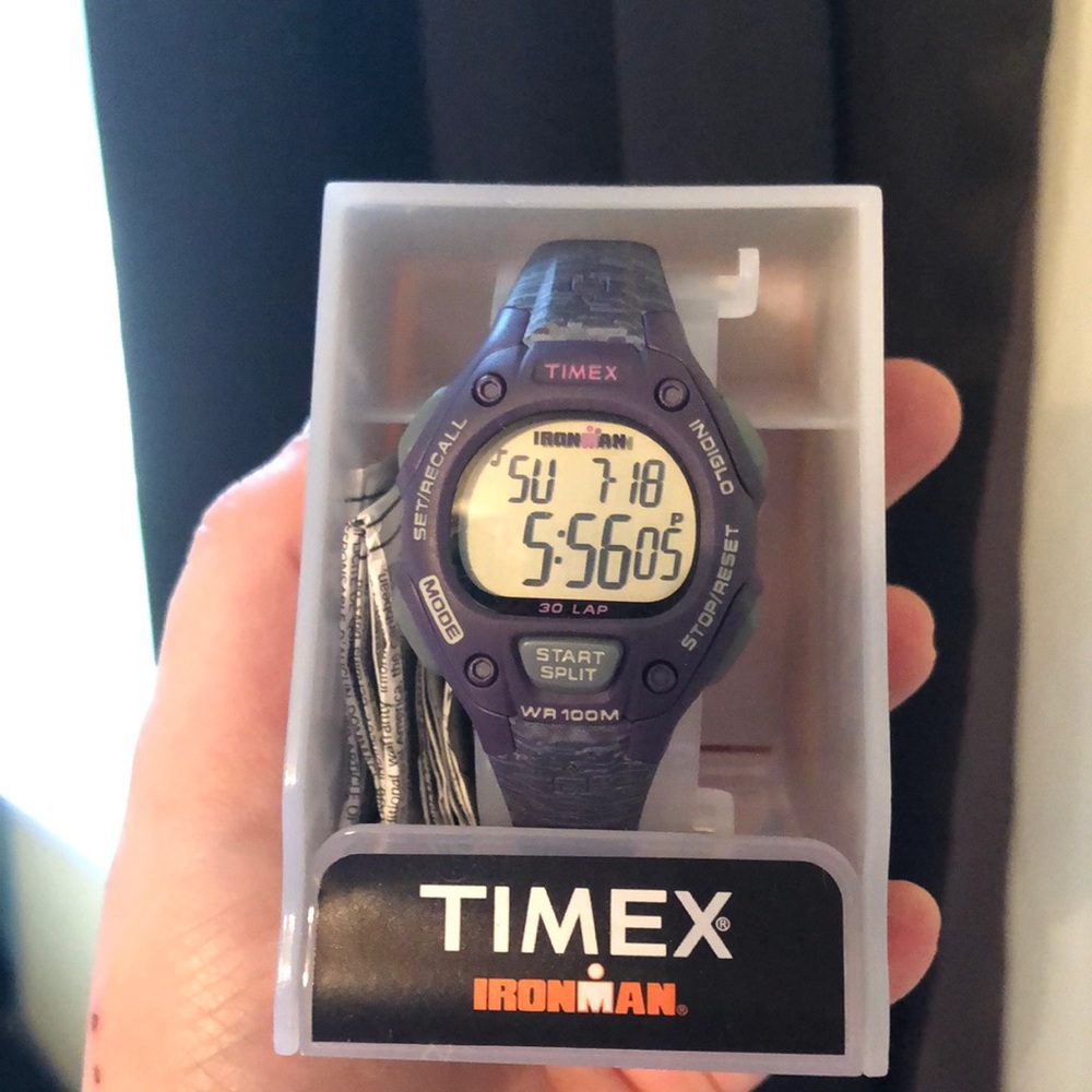 TIMEX purple ironman watch